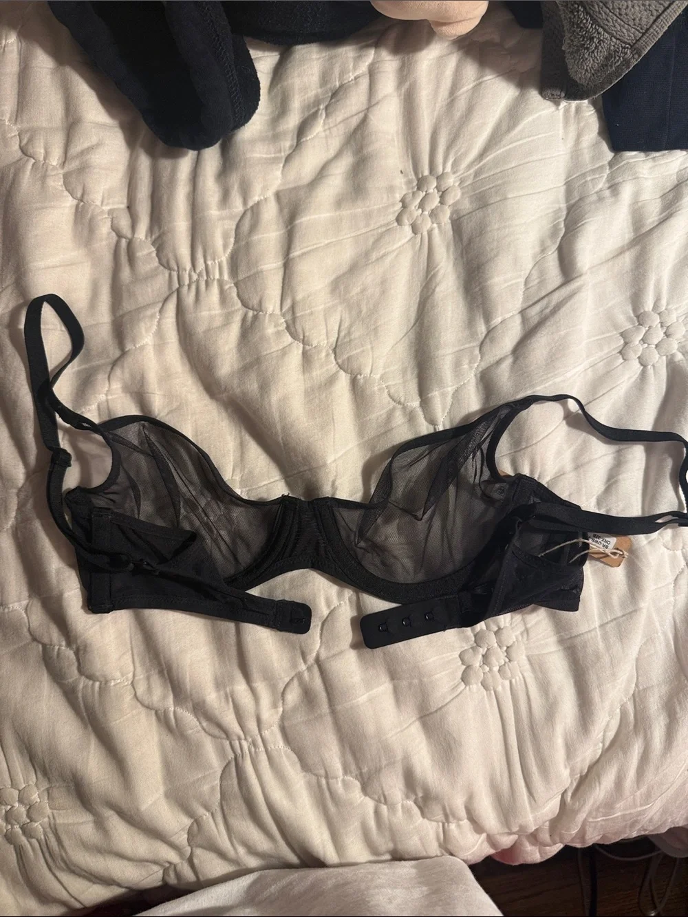 SKIMS ULTRA FINE MESH UNDERWIRE SCOOP BRA